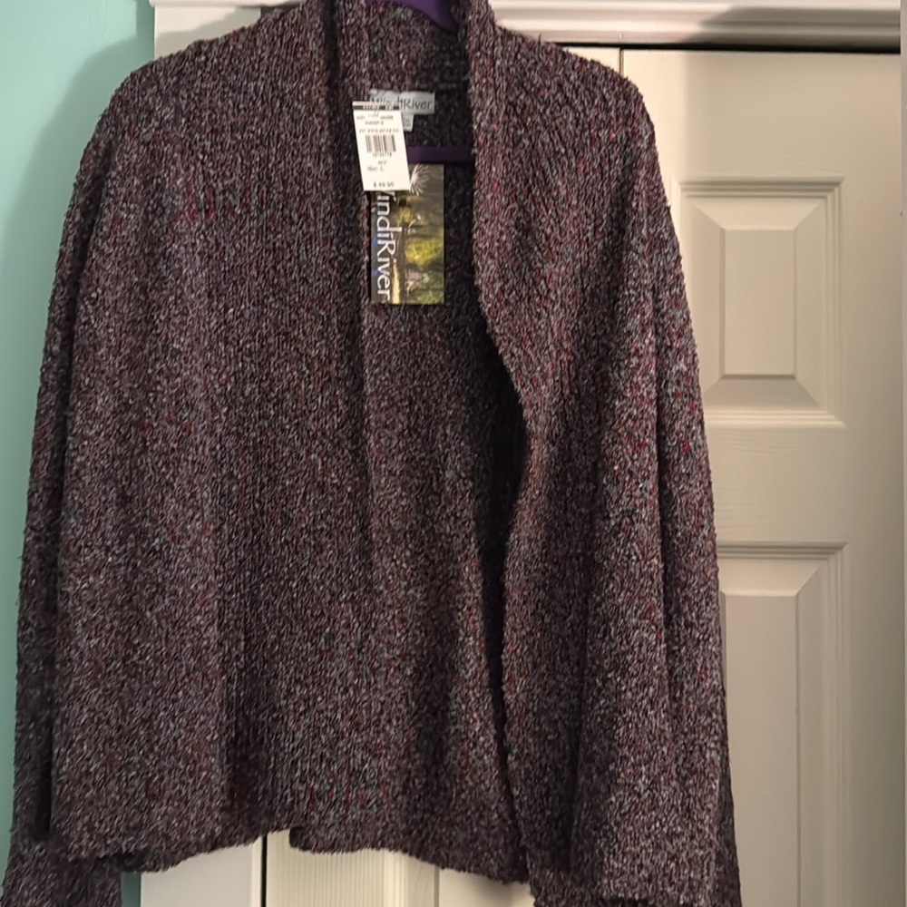 NWT Large Women’s Wind I River multi color sweater